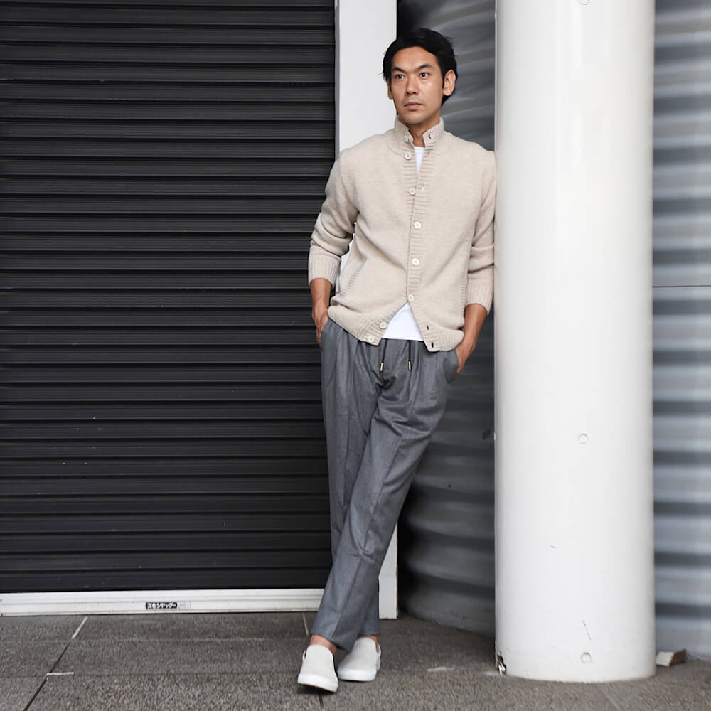 ザノーネ / ニット ブルゾン/CHIOTO(WOOL GEELONG)/810100 ZN233