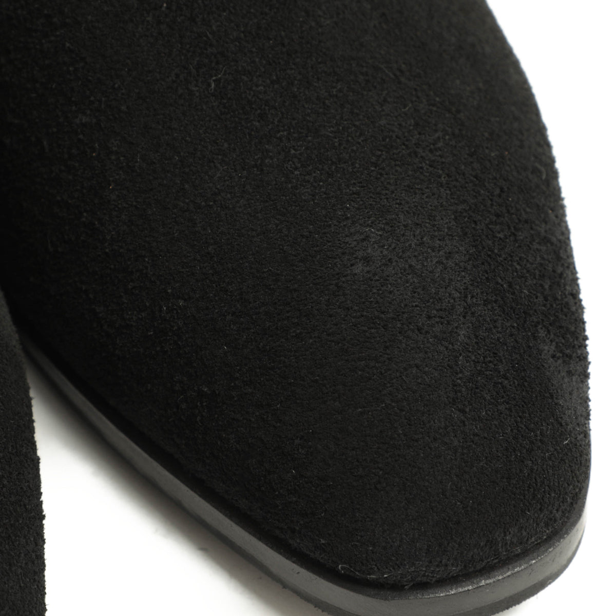リドフォルト / リザード型押し スエード ベルト バックルサイドジップ ブーツ / 250/C / BLACK SUEDE ブラック