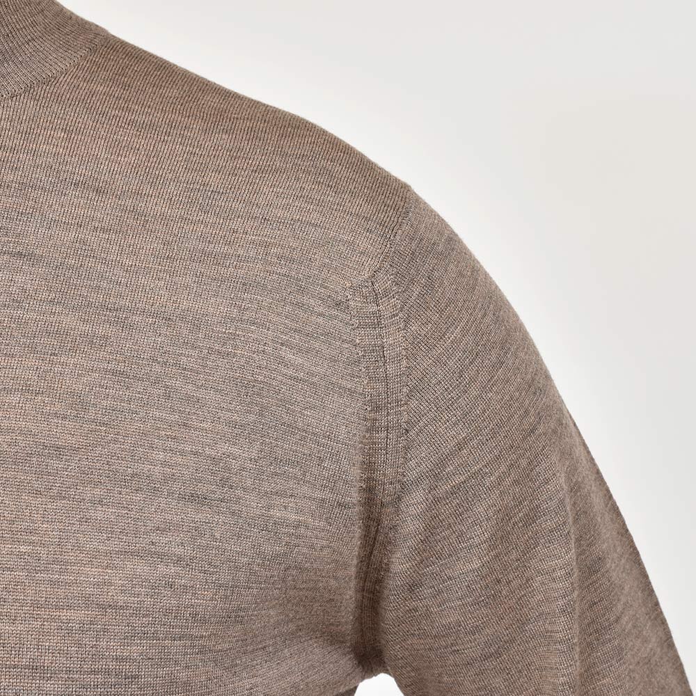 JOHN SMEDLEY ジョンスメドレー KILDAY エクストラファインメリノウール 30ゲージ モックネック ニット MODERN FIT