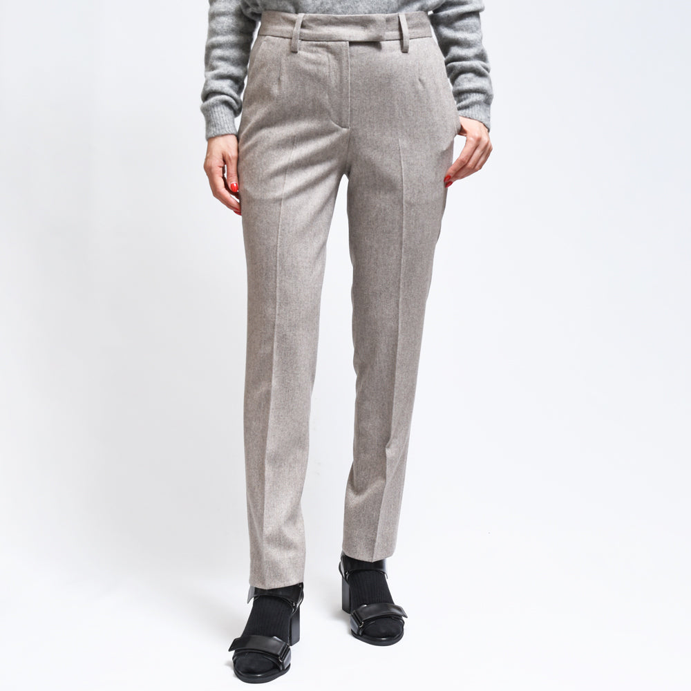 PT TORINO(ピーティー トリノ) HOLLY/TO03 ウールストレッチフランネルテーパードパンツ