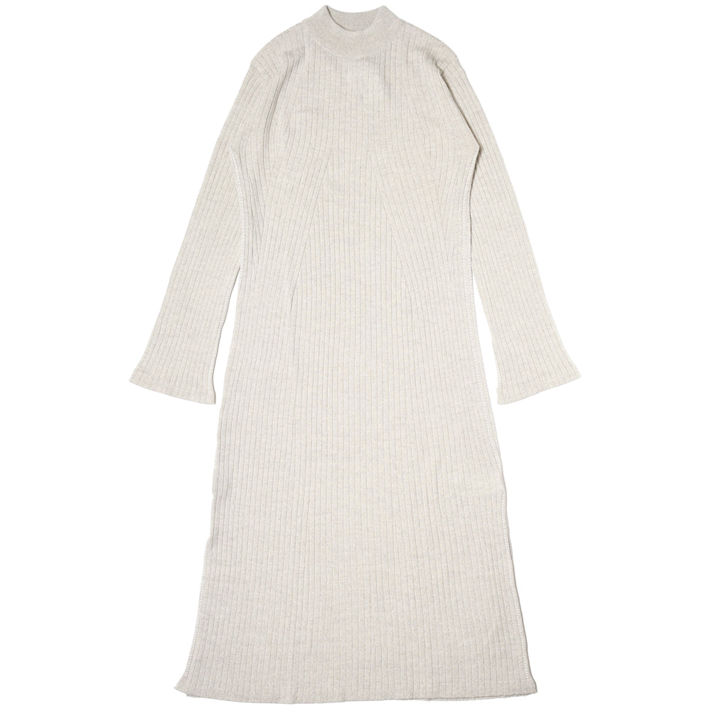 JOHN SMEDLEY(ジョンスメドレー) ESKDALE 24Gウールリブモックネックロングワンピース