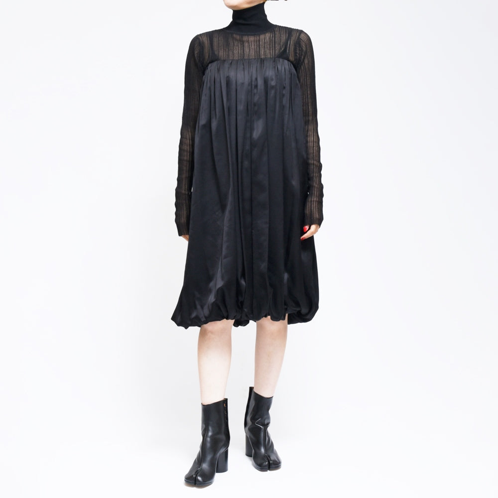 MM6 MAISON MARGIELA(エムエム6 メゾン マルジェラ)<BR>S52CT0782 レーヨンギャザーワンピース/スカート