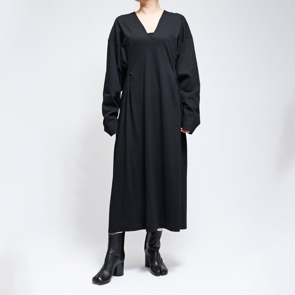 PLAN C(プラン シー) ABCJF68KZ0/TJ025 コットンブイネックワンピース