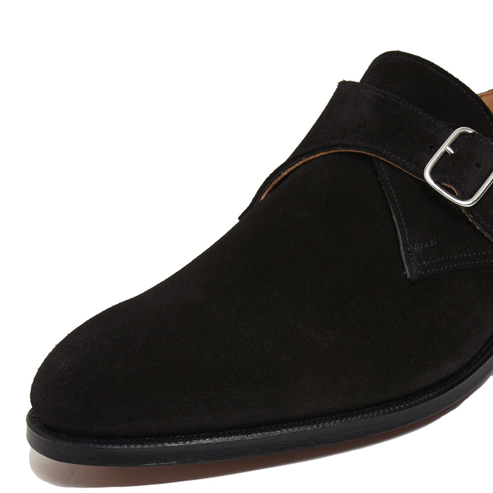 Crockett&Jones クロケットアンドジョーンズ COMPTON コンプトン カーフスエード モンクストラップ シューズ