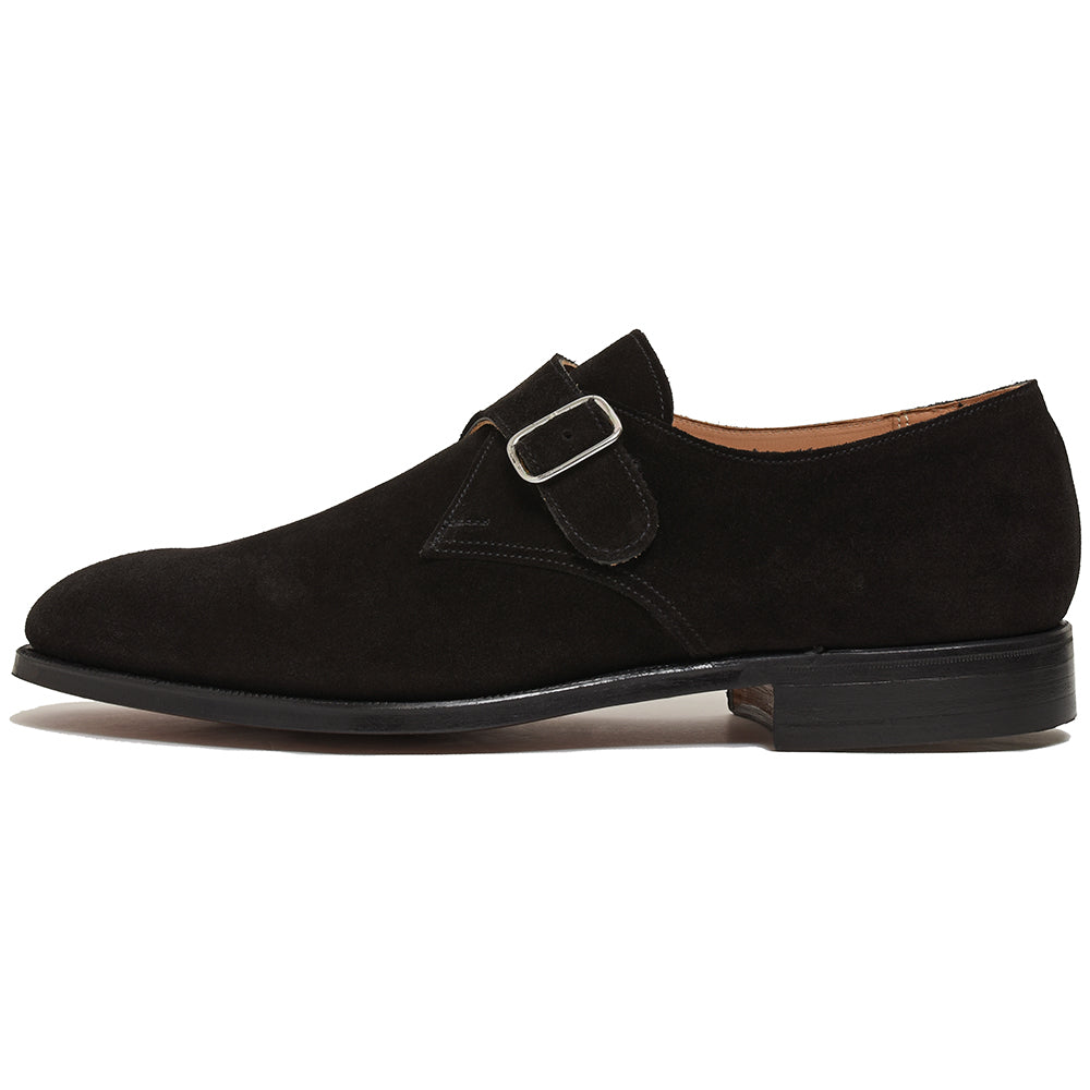 Crockett&Jones クロケットアンドジョーンズ COMPTON コンプトン カーフスエード モンクストラップ シューズ