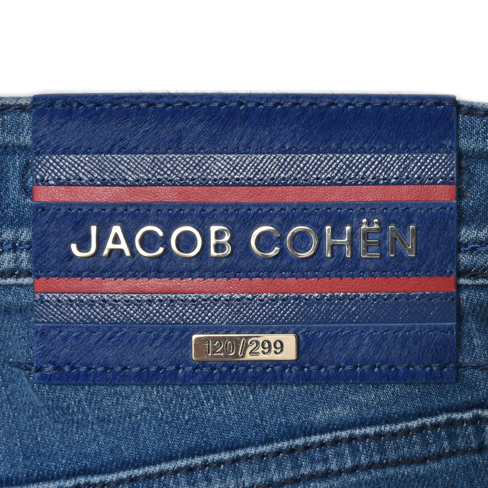 JACOB COHEN(ヤコブコーエン) NICKニック LIMITED EDITION ヴィンテージウォッシュテーパードフィットストレッチセルビッジデニム 226-22277