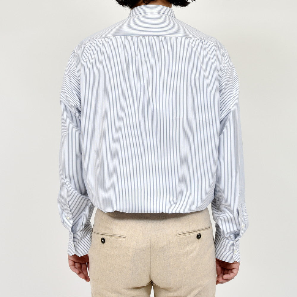 garoh ガロウ garoh shirts02 コットン ブロード バンドカラーシャツ