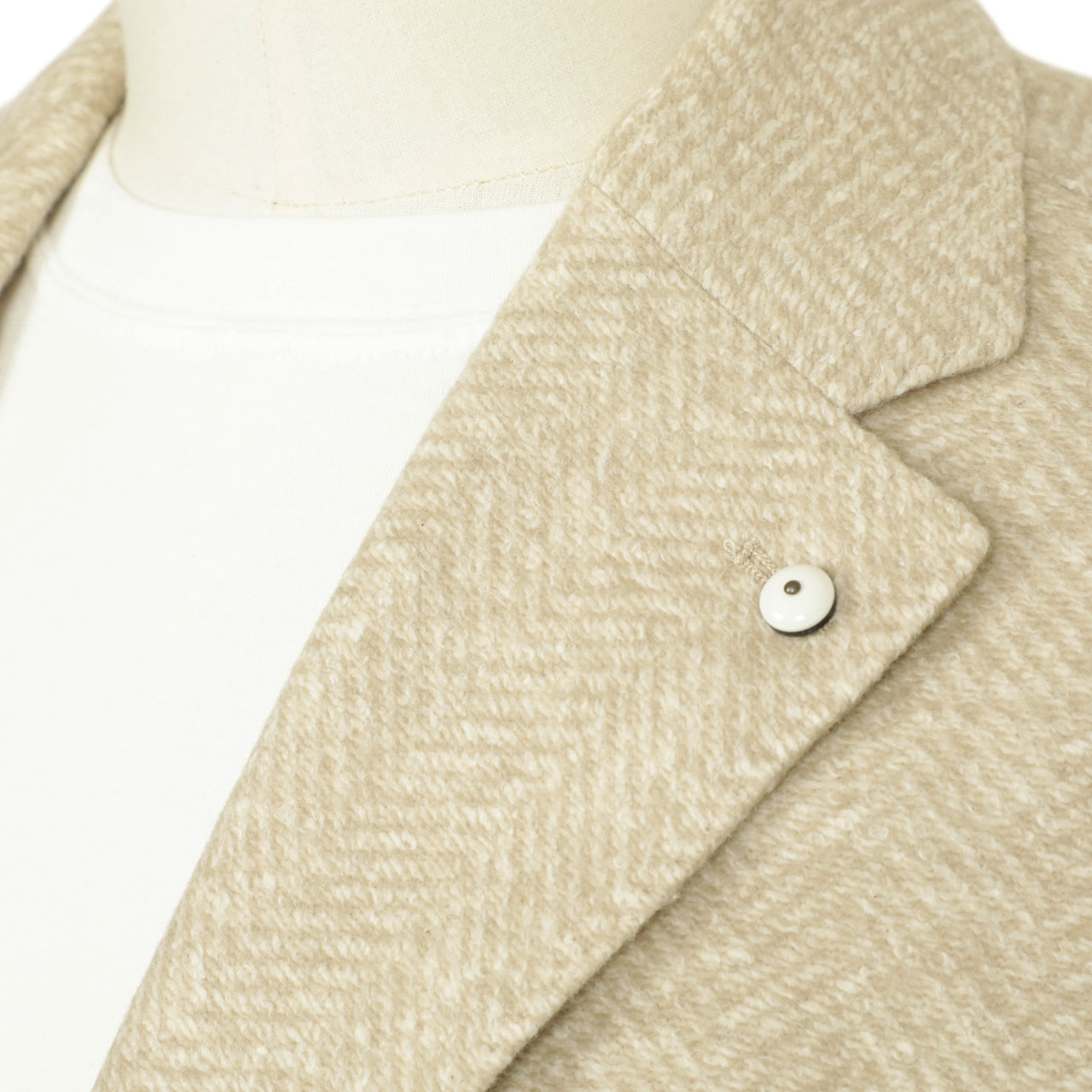 エルビーエム 1911 / コットン アクリル ポリエステル ウール 2B ジャケット / 2811-45713 / 191-2420609 / 19 ベージュ