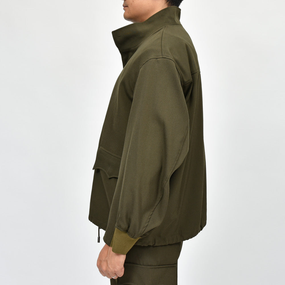mando(マンド) ウールキャバリーツイルスタンドカラーブルゾン 24394-002
