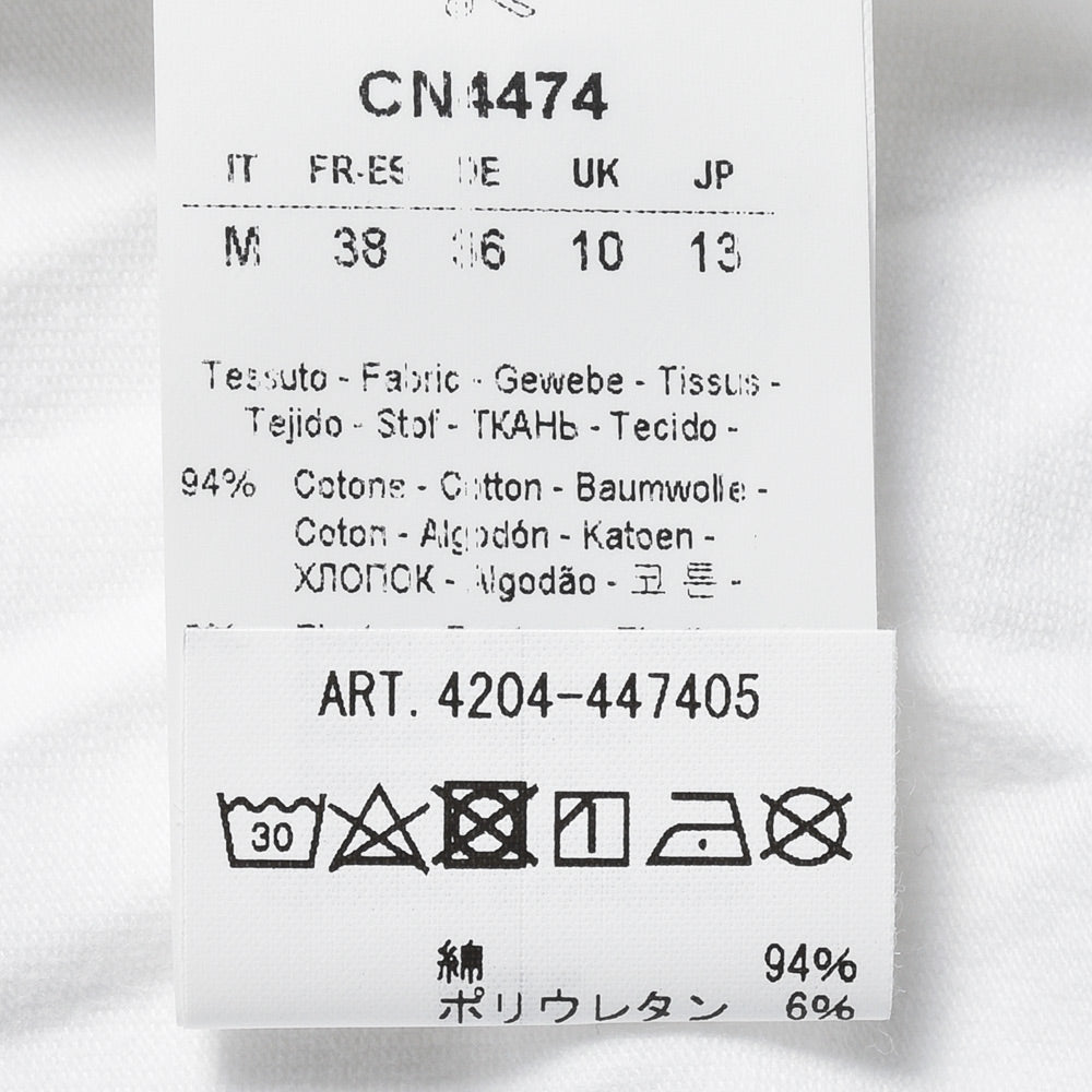 CIRCOLO 1901 チルコロ 1901 コットン ストレッチ カシミヤタッチジャージー ガーメントダイ タートルネック カットソー