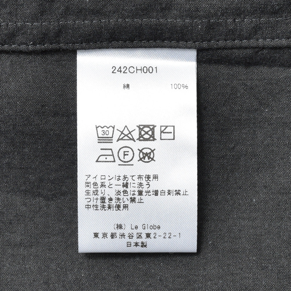 rdv o globe(ランデヴー オー グローブ) コットンシャンブレーボタンダウンシャツ 242CH001 BROOK CH.