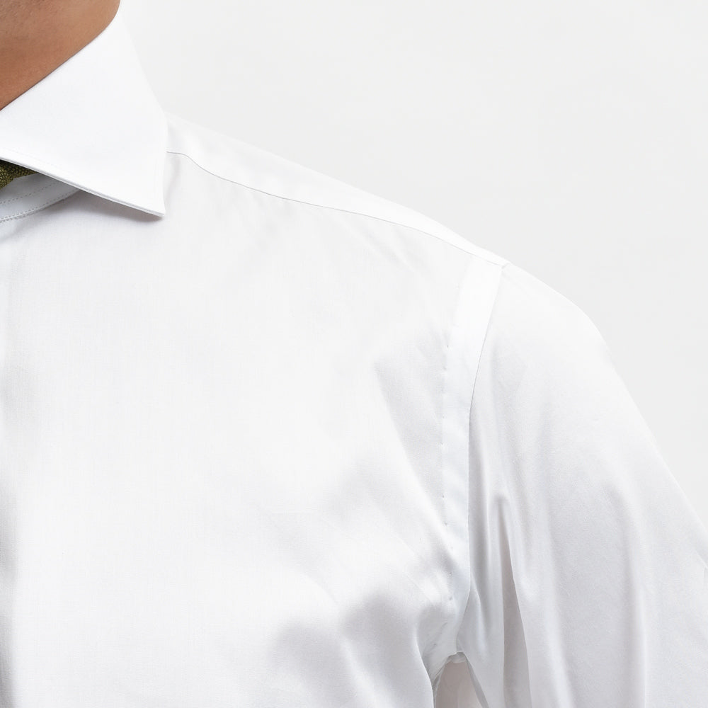 BARBA(バルバ) 406 コットンツイルワイドカラーシャツ 489-21457