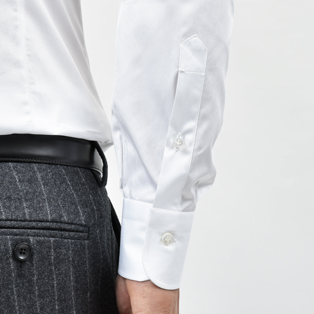 BARBA(バルバ) 406 コットンツイルワイドカラーシャツ 489-21457