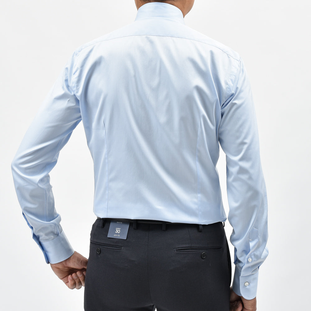 BARBA(バルバ) 406 コットンツイルワイドカラーシャツ 489-21457