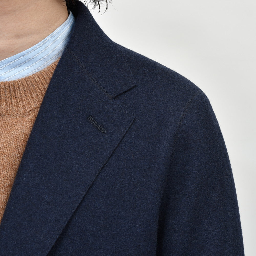 garoh(ガロウ) garoh jacket02 ウールカシミアフランネル2Bジャケット