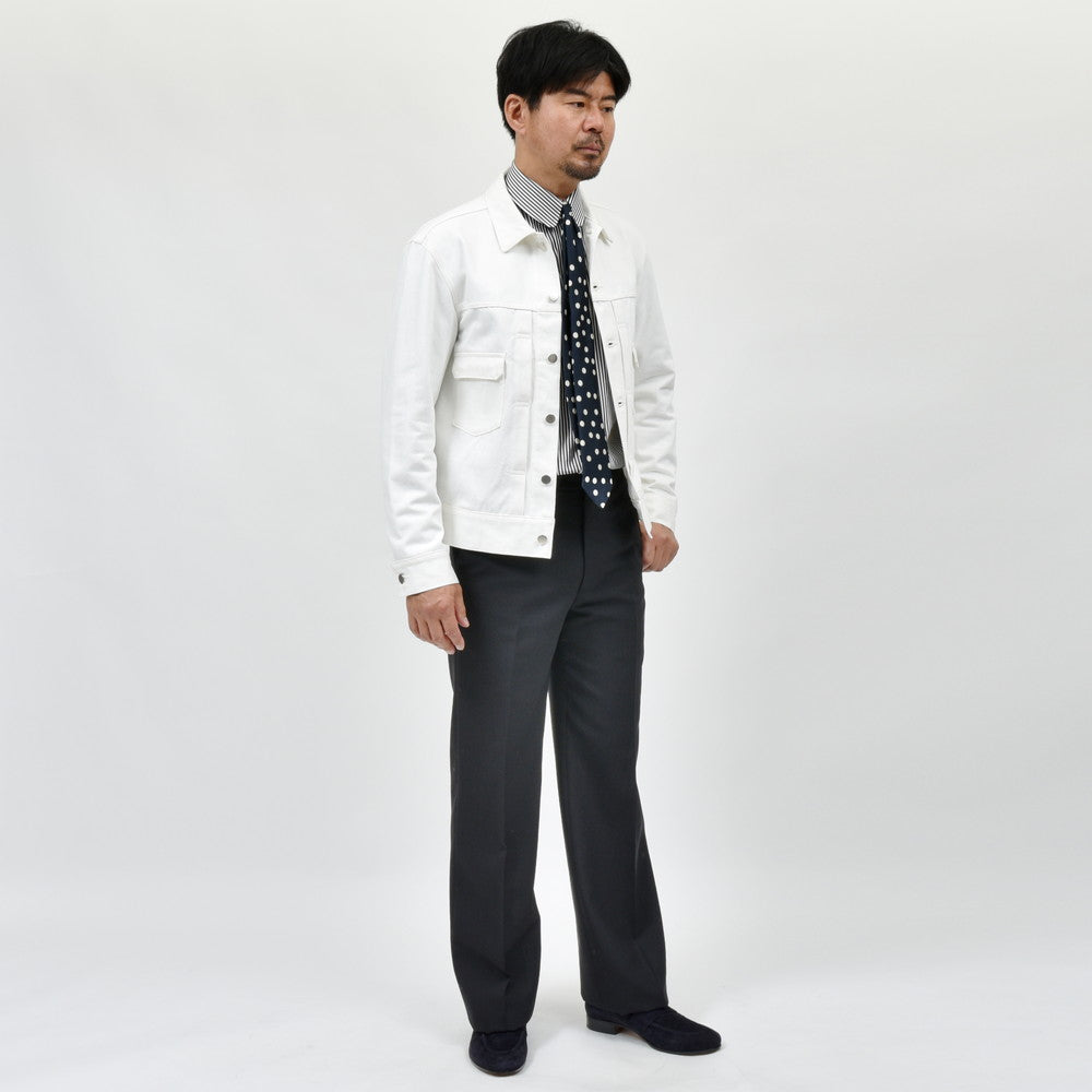 garoh(ガロウ) tie001 シルクツイルランダムドットセッテピエゲタイ