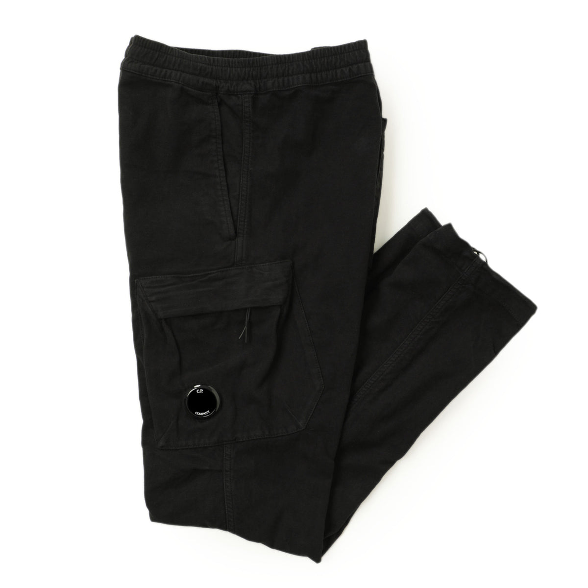 シーピーカンパニー / ストレッチ カーゴパンツ(ウエストゴム)/17CMPA180A BLACK ブラック