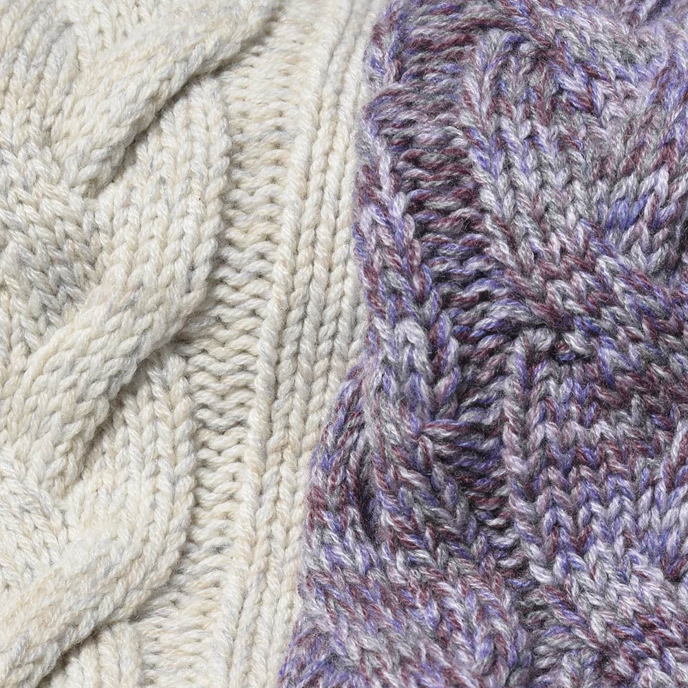 Settefili Cashmere セッテフィーリ カシミア カシミヤ ケーブル ショールカラー ニットカーディガン