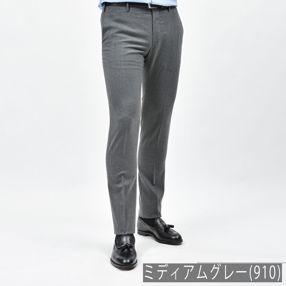 INCOTEX(インコテックス) SLIM FIT ウォッシャブルテクノフランネルテーパードパンツ 1TS035-4536B/21529