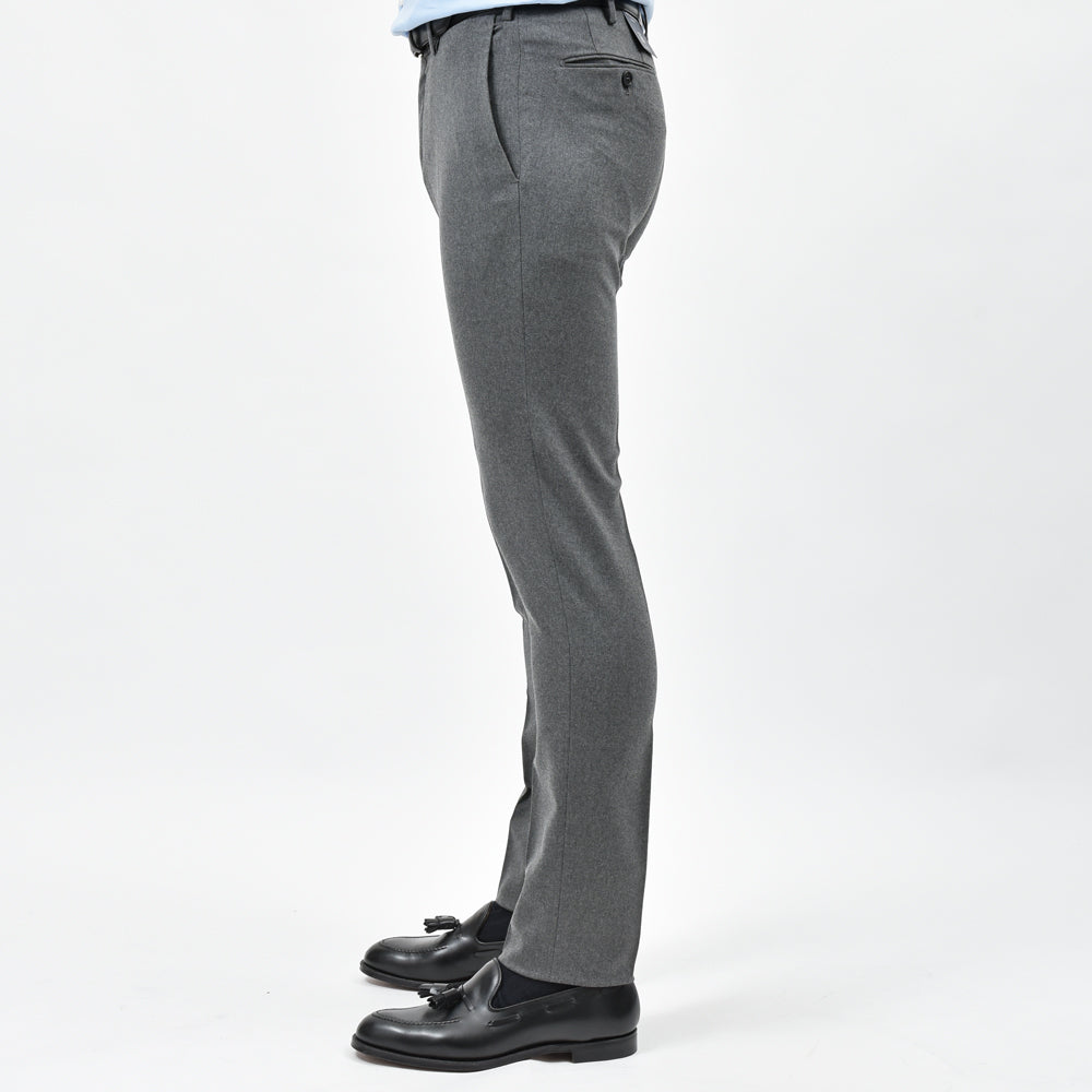 INCOTEX(インコテックス) SLIM FIT ウォッシャブルテクノフランネルテーパードパンツ 1TS035-4536B/21529