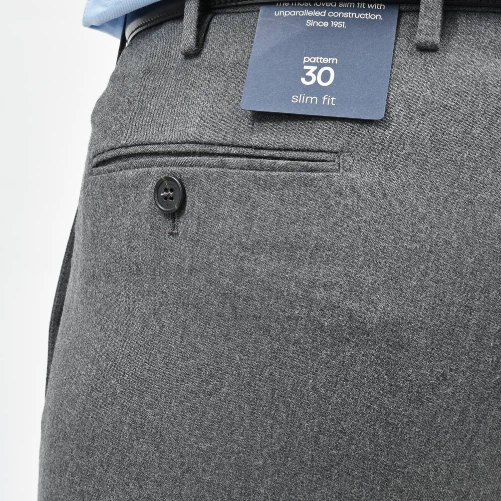 INCOTEX(インコテックス) SLIM FIT ウォッシャブルテクノフランネルテーパードパンツ 1TS035-4536B/21529