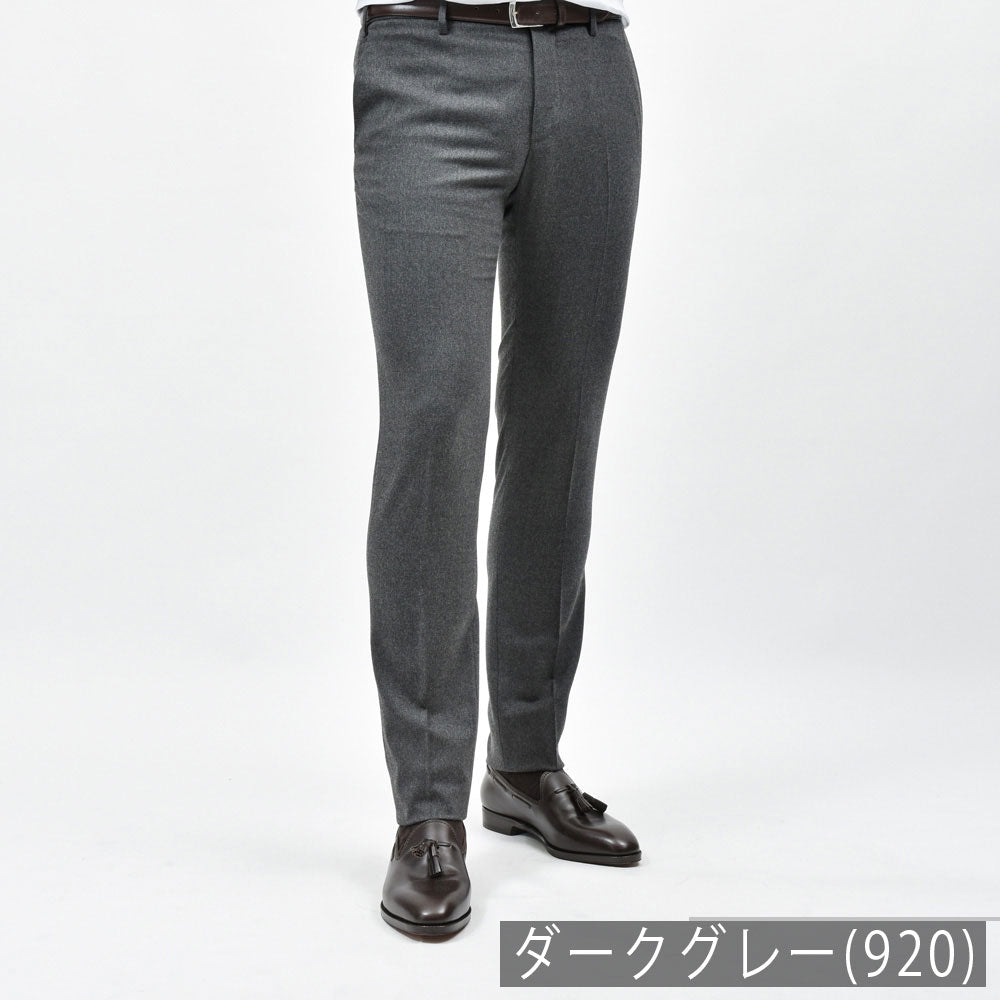 INCOTEX(インコテックス) SLIM FIT ウォッシャブルテクノフランネルテーパードパンツ 1TS035-4536B/21529