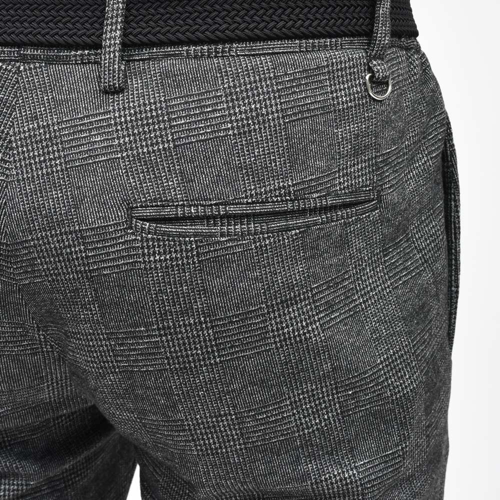 giab's ARCHIVIO(ジャブス アルキヴィオ) guji golf別注MASACCIOマサッチョ グレンチェックジャージーテーパードシャーリングパンツ MASACCIOLF/1-A57