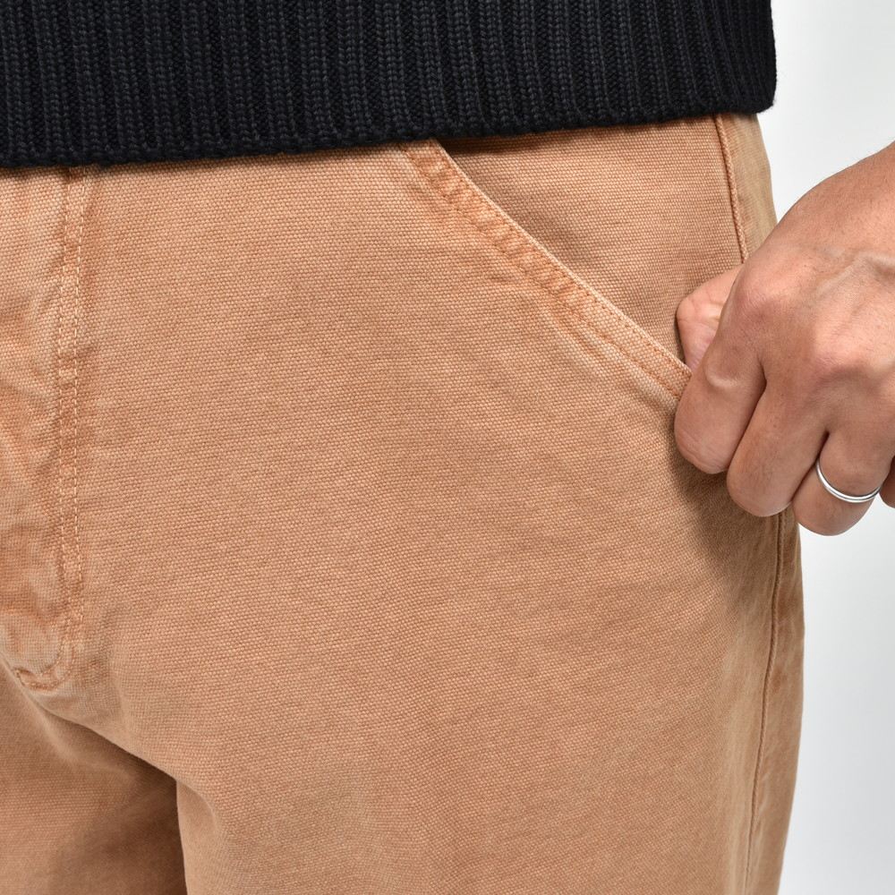 INCOTEX SLACKS(インコテックス スラックス) CARROTO FIT ストレッチコットンダックキャロットテーパードクロップドパンツ 10S198-40582/21544