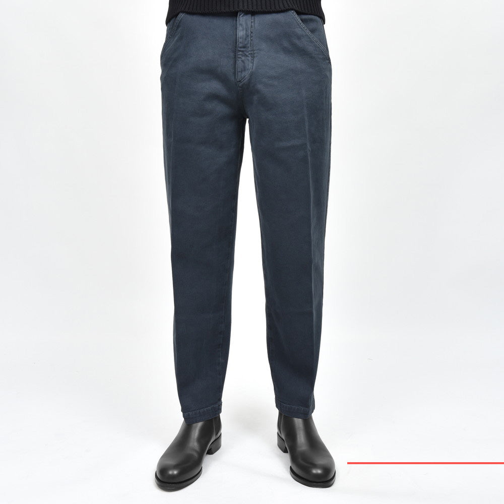 INCOTEX SLACKS(インコテックス スラックス) CARROTO FIT ストレッチコットンダックキャロットテーパードクロップドパンツ 10S198-40582/21544