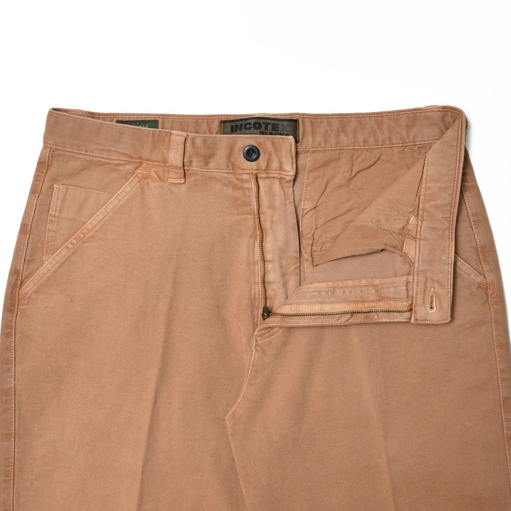 INCOTEX SLACKS(インコテックス スラックス) CARROTO FIT ストレッチコットンダックキャロットテーパードクロップドパンツ 10S198-40582/21544