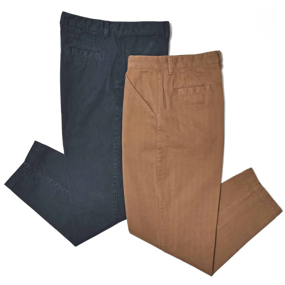 INCOTEX SLACKS(インコテックス スラックス) CARROTO FIT コットンヘリンボーンキャロットテーパードクロップドパンツ 10S198-20210/21503