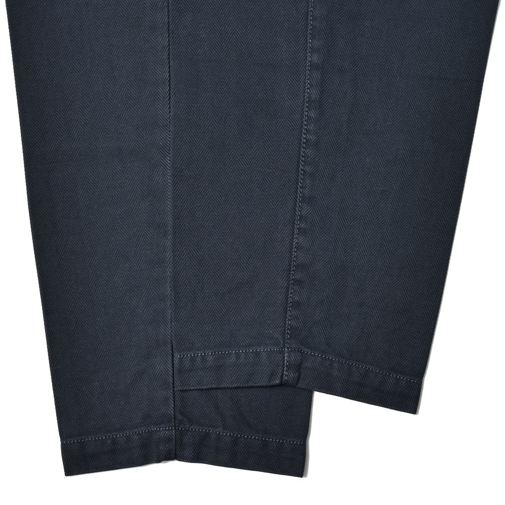 INCOTEX SLACKS(インコテックス スラックス) CARROTO FIT コットンヘリンボーンキャロットテーパードクロップドパンツ 10S198-20210/21503