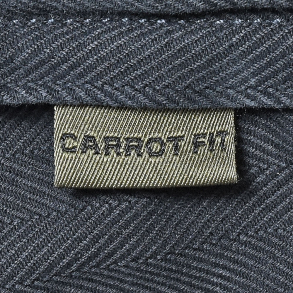 INCOTEX SLACKS(インコテックス スラックス) CARROTO FIT コットンヘリンボーンキャロットテーパードクロップドパンツ 10S198-20210/21503