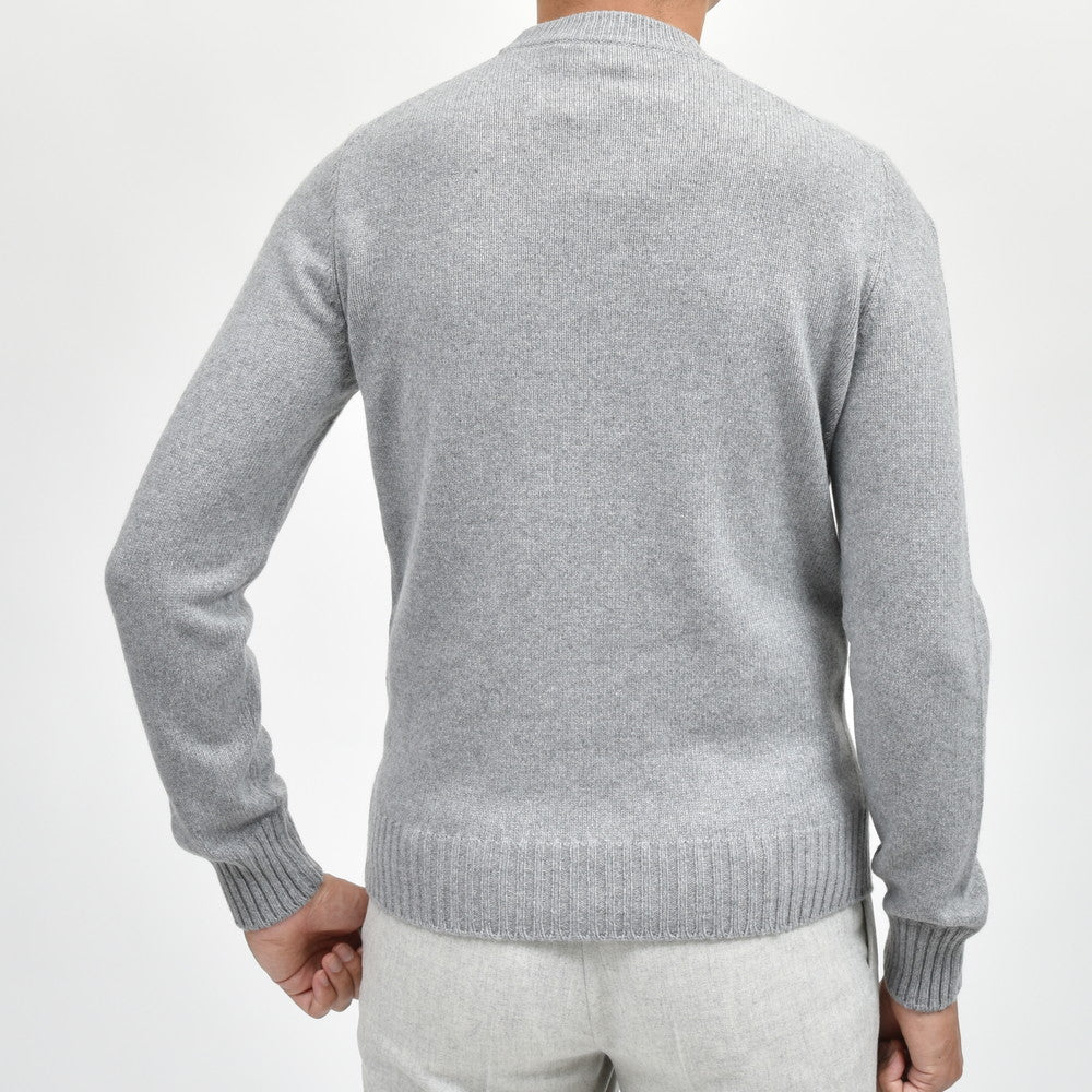 GRAN SASSO(グランサッソ) エコカシミアウールアーガイルクルーネックニット 13125/15911