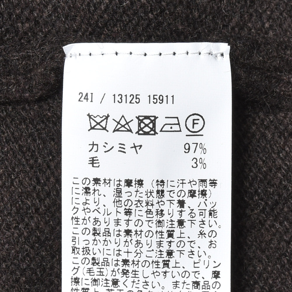 GRAN SASSO(グランサッソ) エコカシミアウールアーガイルクルーネックニット 13125/15911