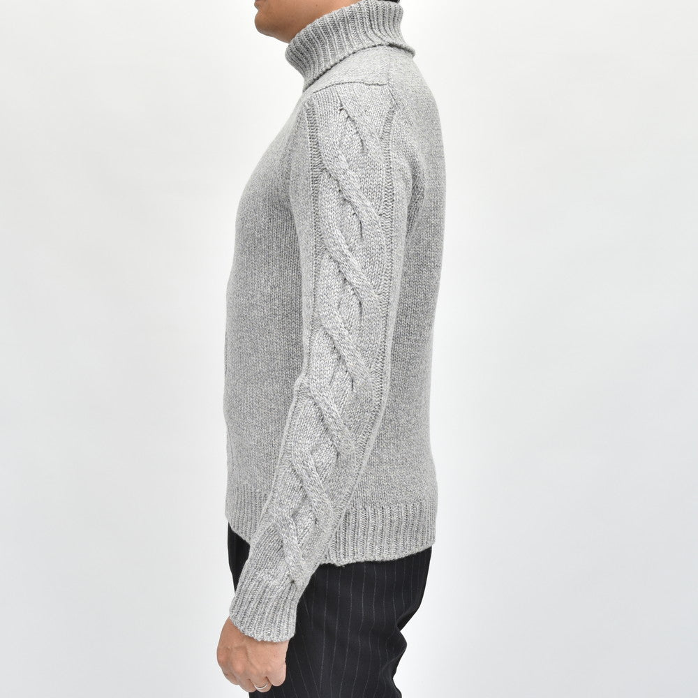 ZANONE(ザノーネ) ミドルゲージウールケーブルタートルネックニット DV/SLIM FIT/810105/ZN252/25440
