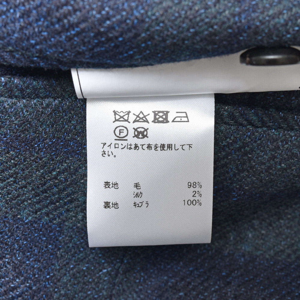 Belvest(ベルベスト) ウールカシミアシルクブラックウォッチ3BジャケットG10307-23804/GJ