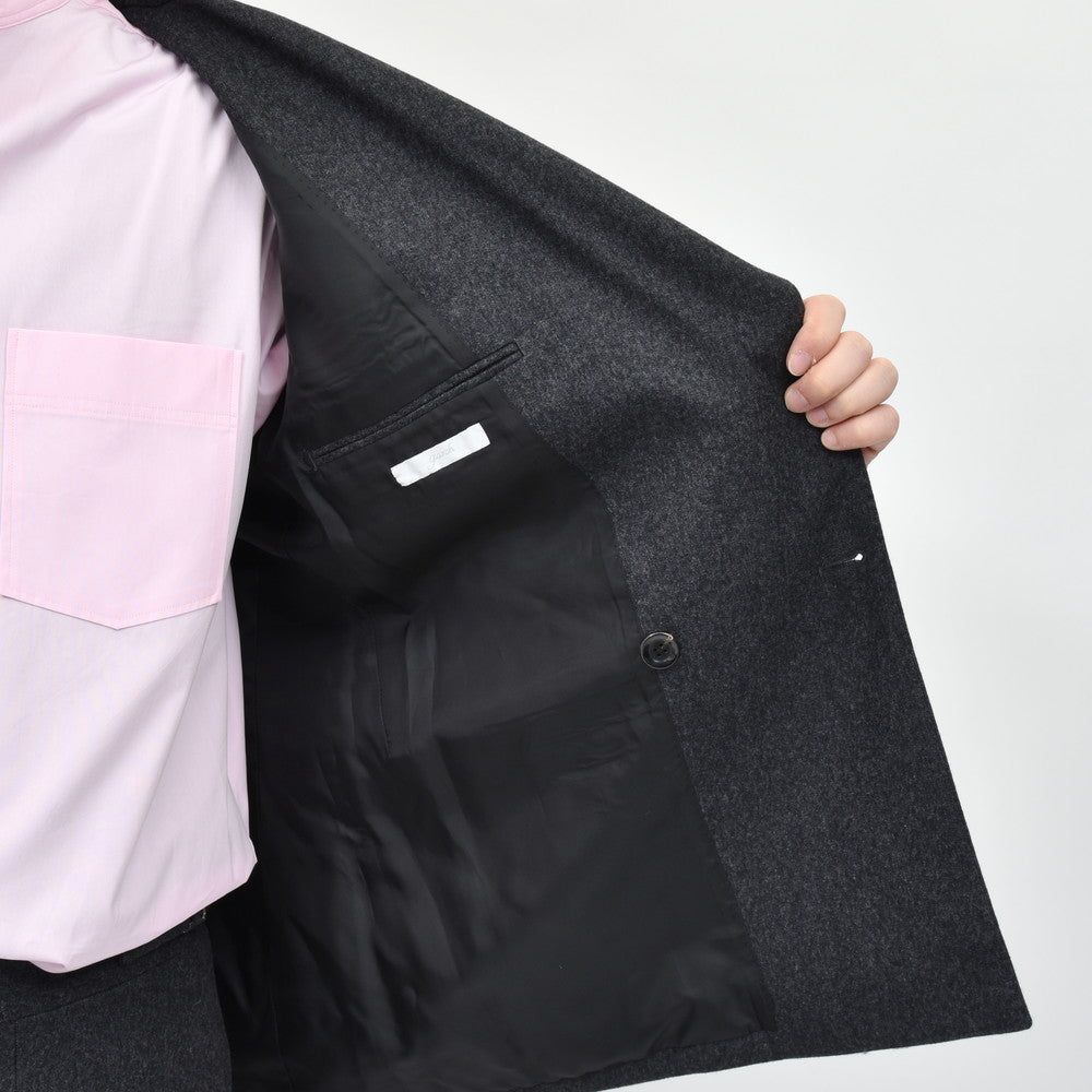 garoh(ガロウ) jacket03 ウールフランネル4Bダブルジャケット