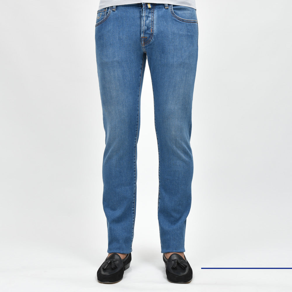 JACOB COHEN(ヤコブコーエン) NICKニック PREMIUM EDITION ウォッシュドコットンストレッチテーパードフィットデニム 226-22116