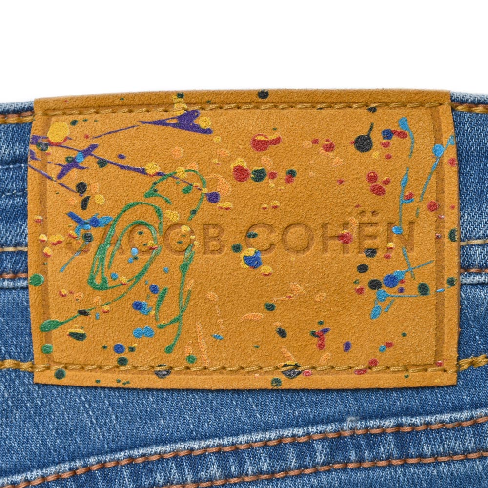 JACOB COHEN(ヤコブコーエン) NICKニック PREMIUM EDITION ウォッシュドコットンストレッチテーパードフィットデニム 226-22116
