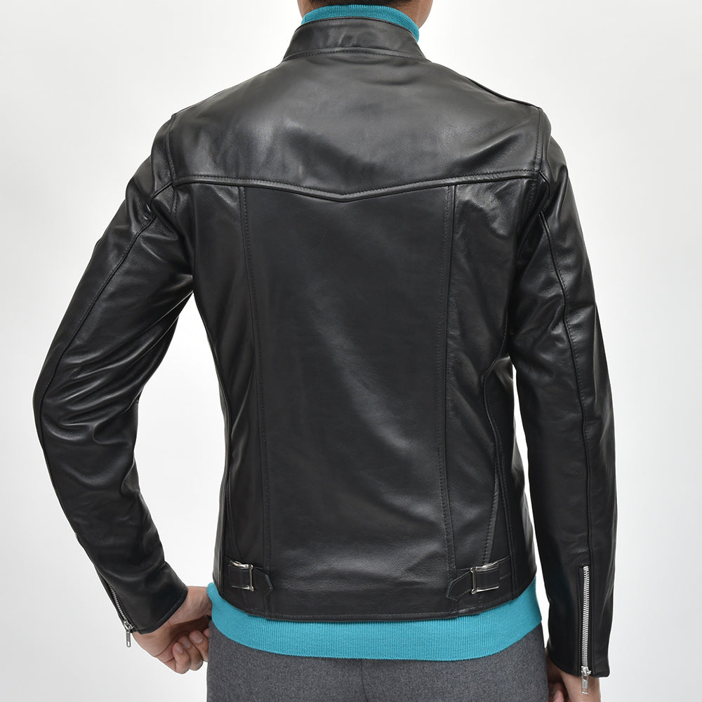 JAMES GROSE ジェームス グロース RICARDE JACKET シープスキン ダブルライダースジャケット