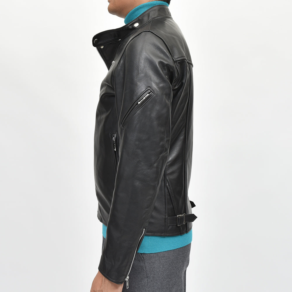 JAMES GROSE ジェームス グロース RICARDE JACKET シープスキン ダブルライダースジャケット