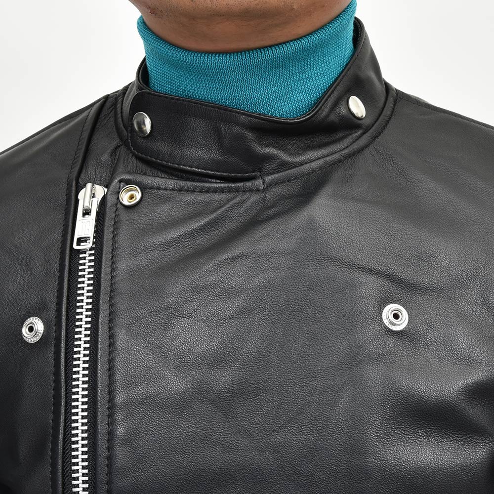 JAMES GROSE ジェームス グロース RICARDE JACKET シープスキン ダブルライダースジャケット