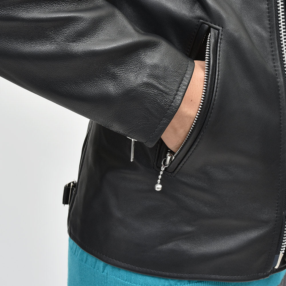 JAMES GROSE ジェームス グロース RICARDE JACKET シープスキン ダブルライダースジャケット