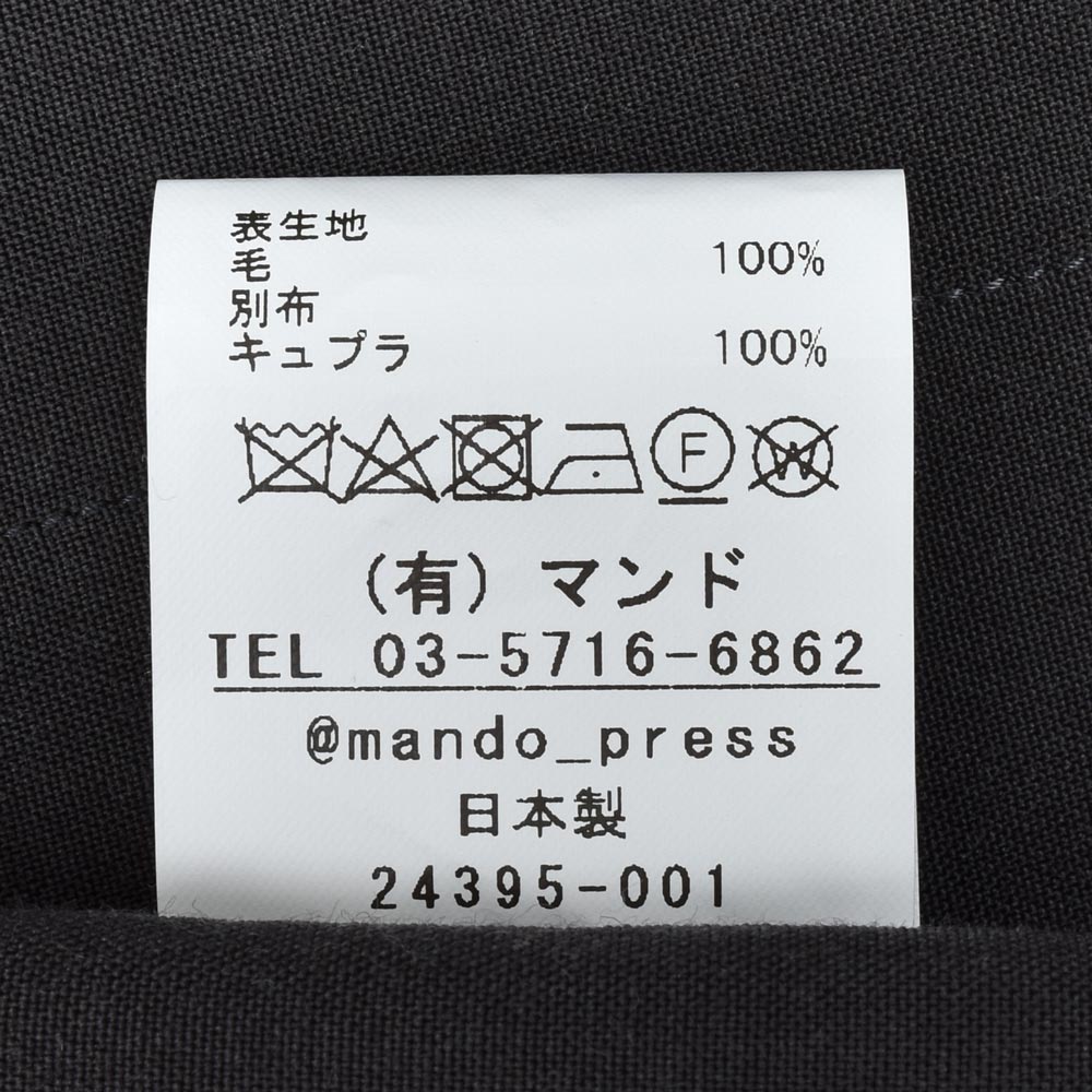 mando(マンド) ウールシャツジャケット 24395-001