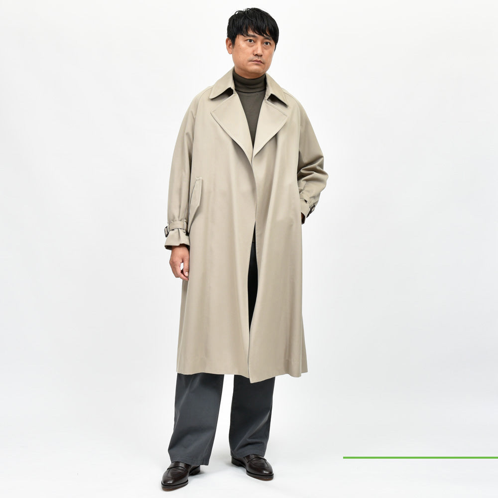 la favola(ラファーヴォラ) ウールギャバジンラップコート C02