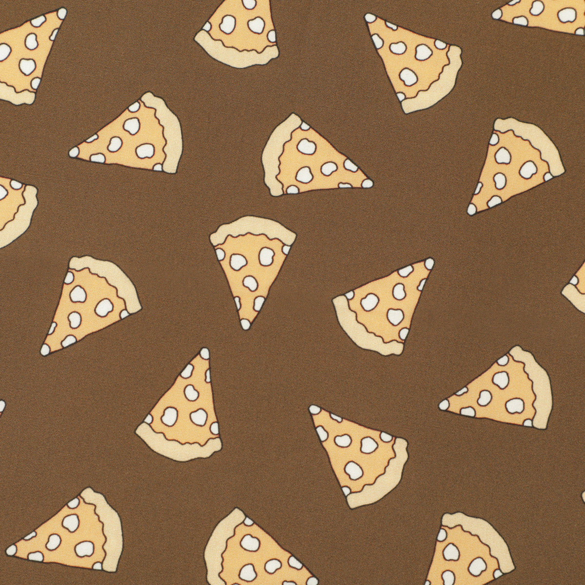 ディエッフェ キンロック / コットン ハンカチ/HANDKERCHIRF チーズピザ CHEESE PIZZA ALL OVER BROWN