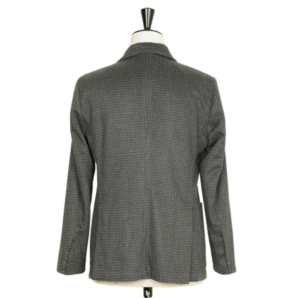 フィンジャック / カシミヤ チェック 2Bジャケット/SGCS 24PTXCRI025 GRAY CHARCOAL グレー