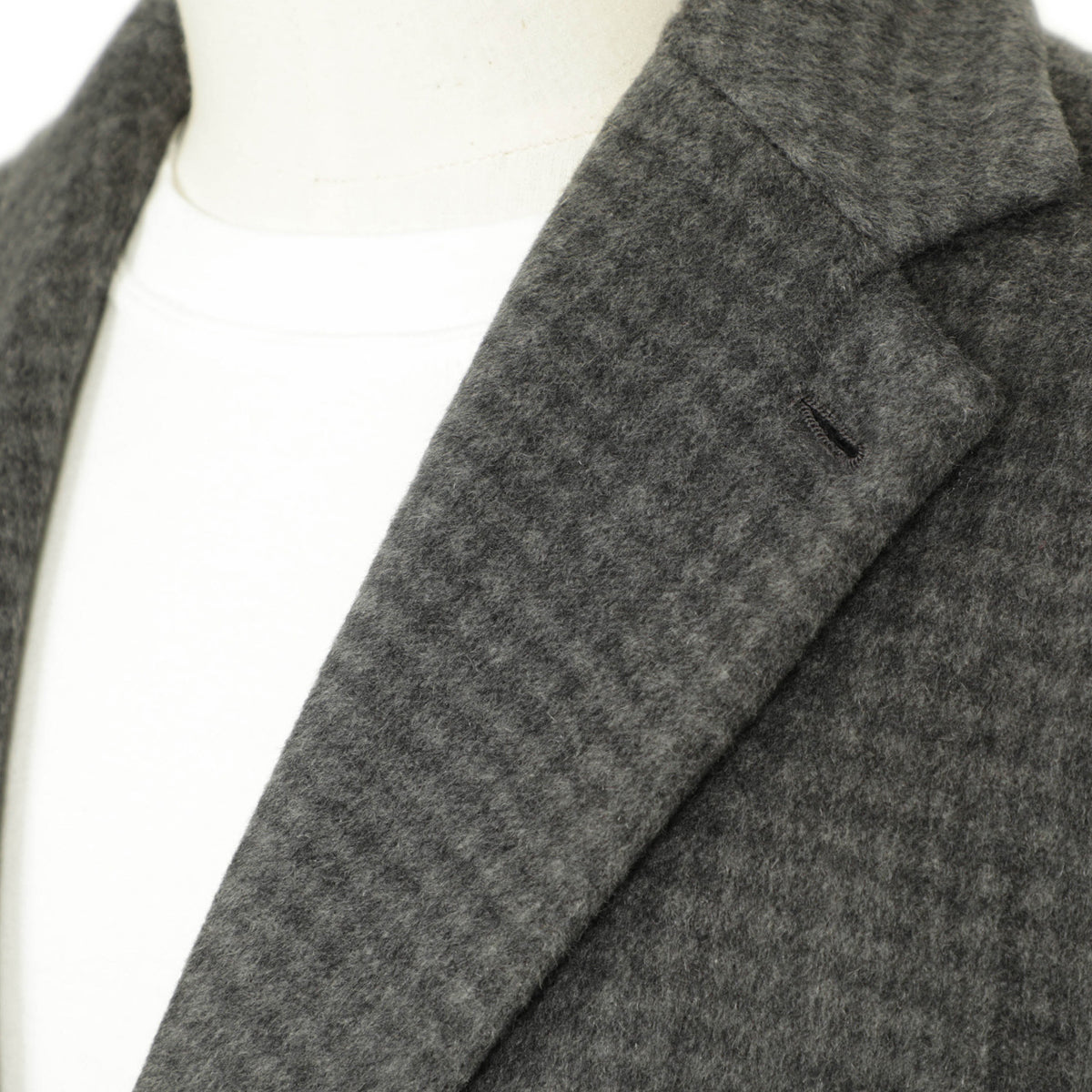 フィンジャック / カシミヤ チェック 2Bジャケット/SGCS 24PTXCRI025 GRAY CHARCOAL グレー