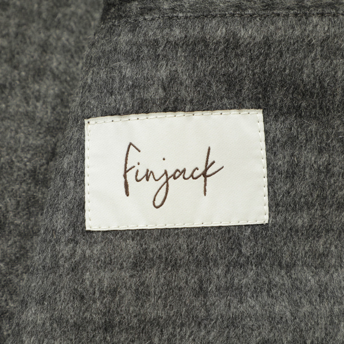 フィンジャック / カシミヤ チェック 2Bジャケット/SGCS 24PTXCRI025 GRAY CHARCOAL グレー